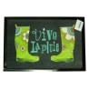 Tapis d'entrée accueil J'aime la pluie 40x60cm