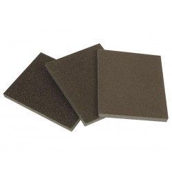 Lot de 3 éponges abrasives 125x100x10mm pour ponçage