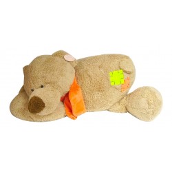 Grand ours en peluche couché 70cm