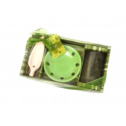 Coffret cadeau ambiance nature encens et bougie