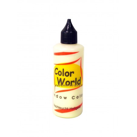 Peinture window color jaune pâle 80ml pour vitres miroirs