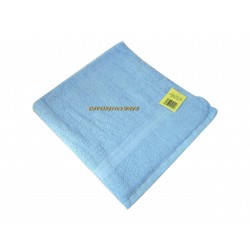 Drap de bain éponge coton bleu azur 350g/m² 80x150cm