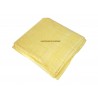 Drap de bain éponge coton jaune 350g/m² 80x150cm