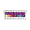 Lot 12 tubes 12ml peinture acrylique couleurs assorties