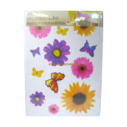 Lot stickers fleurs et...