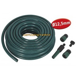 Tuyau d'arrosage 20m Ø12.5mm avec lance et raccords