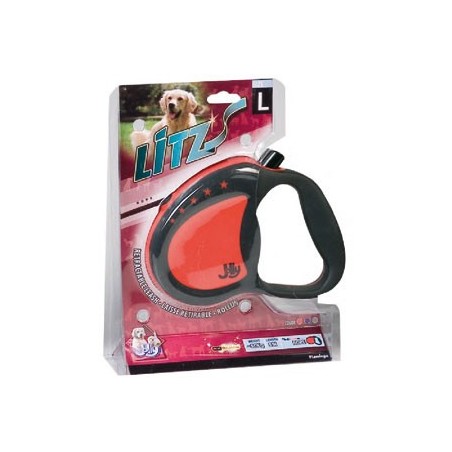 Laisse cordon nylon 5m enrouleur chien jusqu'à 20kg