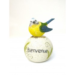 Oiseau sur boule bienvenue...